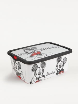 Mickey Plastic Storage Box 13L Home at ASDA