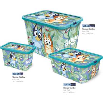 George Unisex Kids Multi Bluey Storage Boxes Large