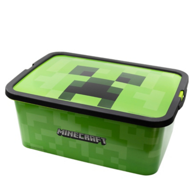 Minecraft Plastic Storage Box 13l Home George At Asda