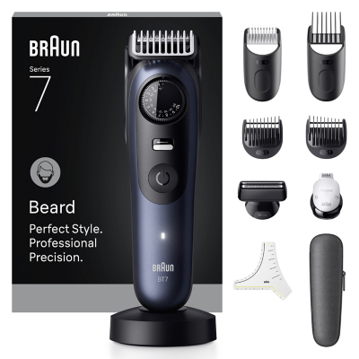 George Braun Blue BT7540 Series 7 Beard Trimmer - Blue