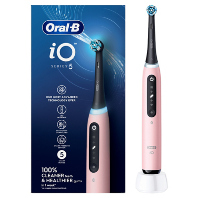 Oral-B Pink iO 5 Electric Toothbrush | Electricals | George at ASDA