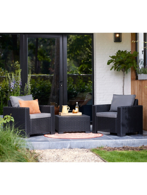 Keter California Seater Outdoor Balcony Garden Furniture Set