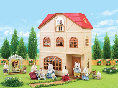 sylvanian 3 story house