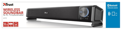 Trust Asto Black Sound Bar Speaker for PC and TV Electricals