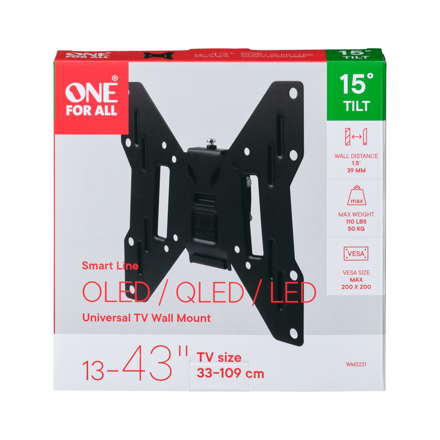 George Black Ofa Tilting Tv Bracket - Wm2221