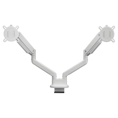 One For All DM4220 Solid Line Dual Monitor Mount - White