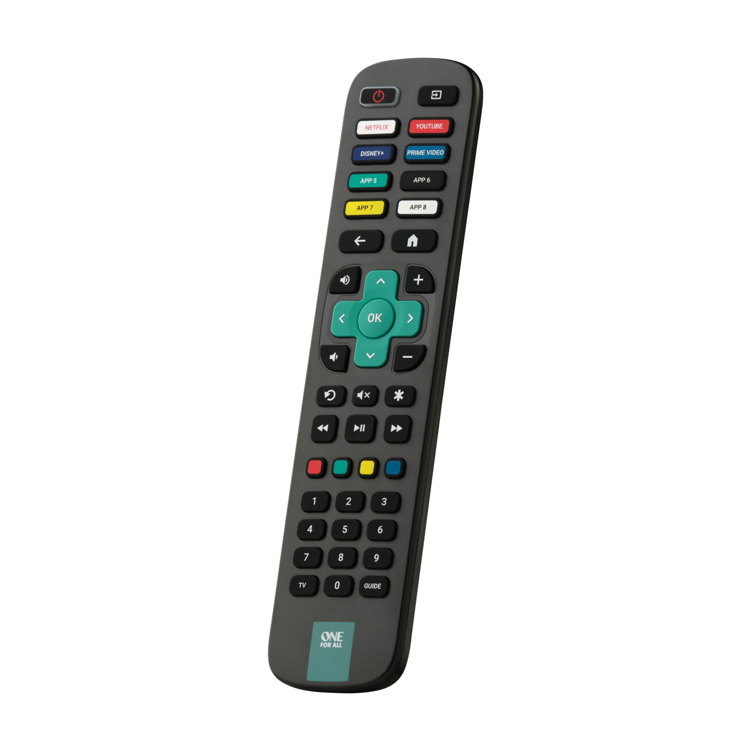 Roku Black One For All Tv Replacement Remote (Urc4923)