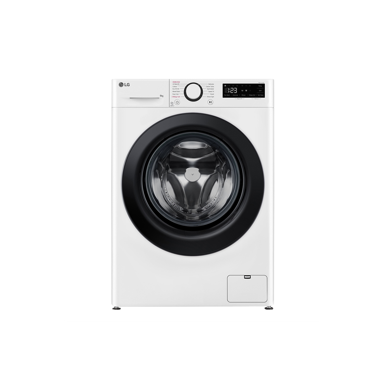 Lg White F2y509wbln1 9Kg Washing Machine