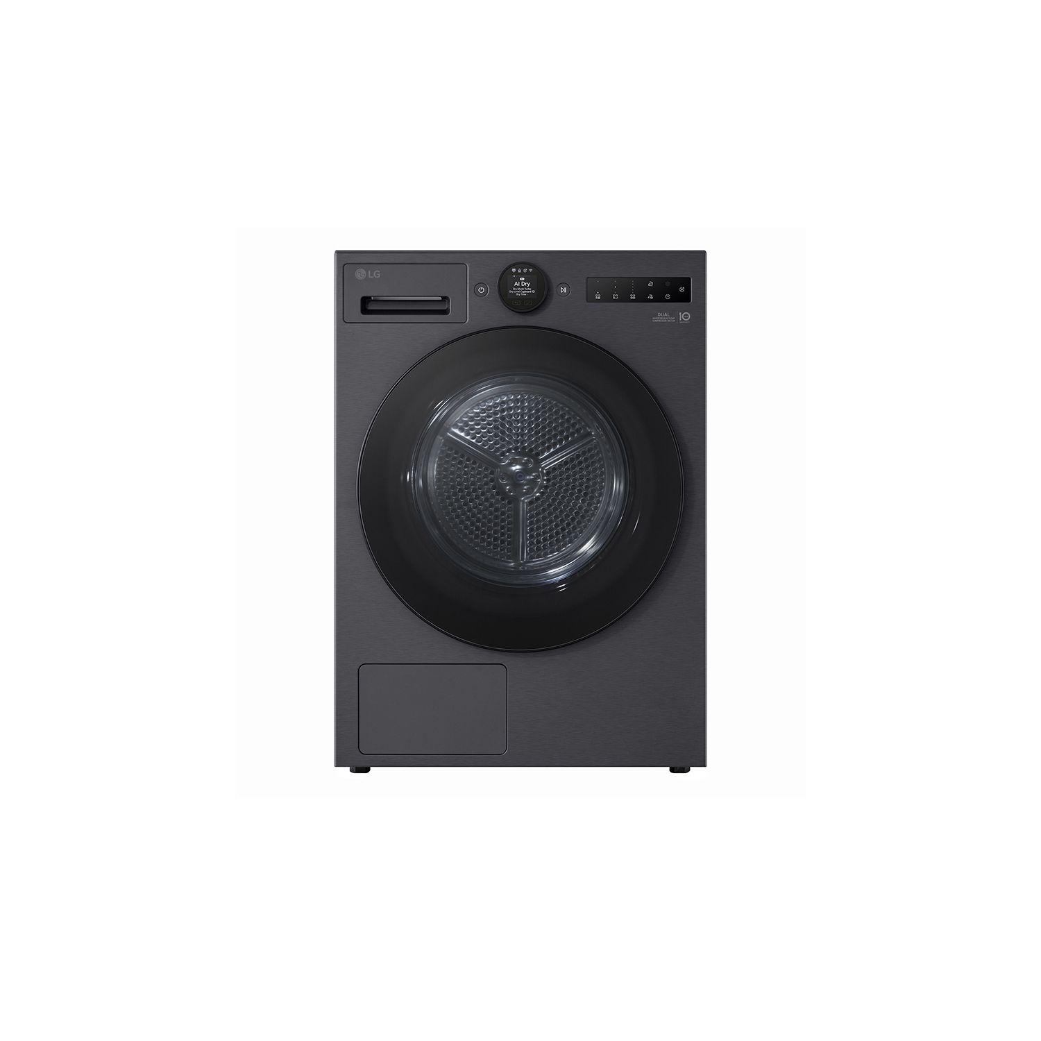 LG RHX7010TBB 10kg Condenser Tumble Dryer - Black - Image 11