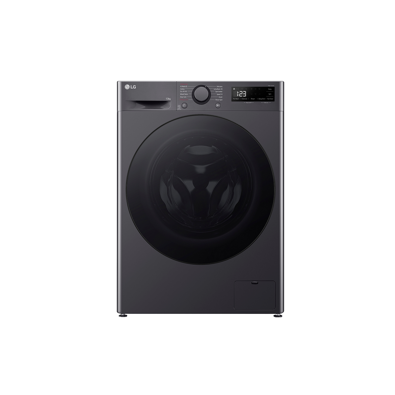 Lg F4y513gbln1 13Kg 1400Rpm Washing Machine - Slate Grey - Image 15