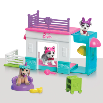 Barbie Pets Spa Day Playset Toys Character George at ASDA