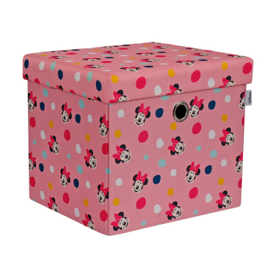 Disney Minnie Mouse Foldable Ottoman Storage Box