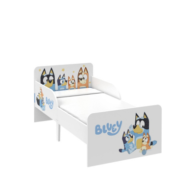 George Unisex Kids Blue & White Bluey Toddler Bed