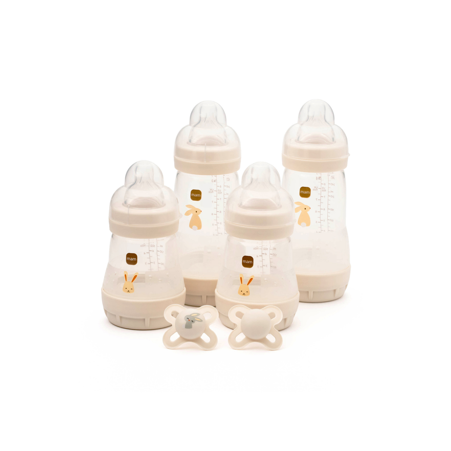 Mam Pink Newborn Feeding Set - Pale