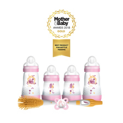 MAM Newborn Feeding Set - Pink | Baby 