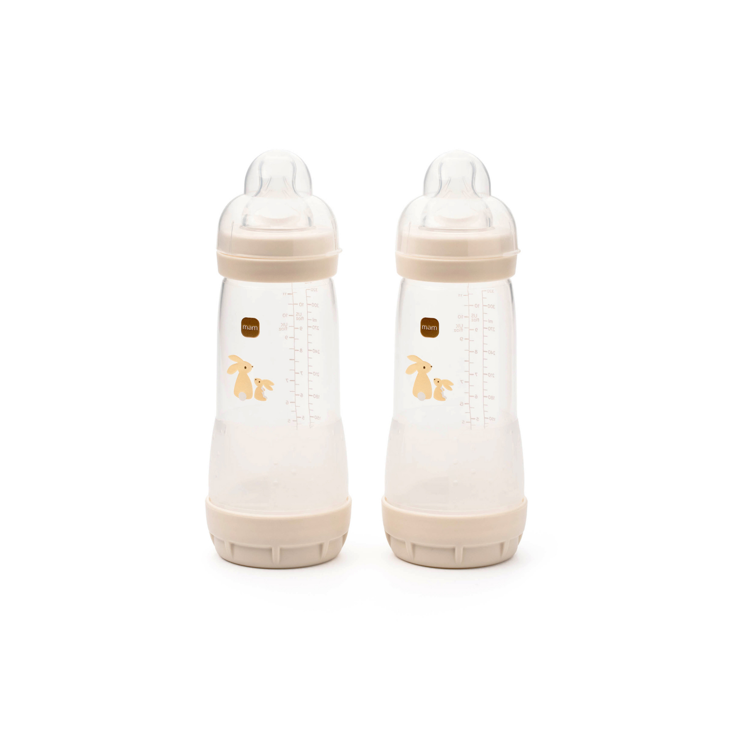 Mam Beige Easy Start Anti-Colic 320Ml Bottle - 2Pk - Unisex