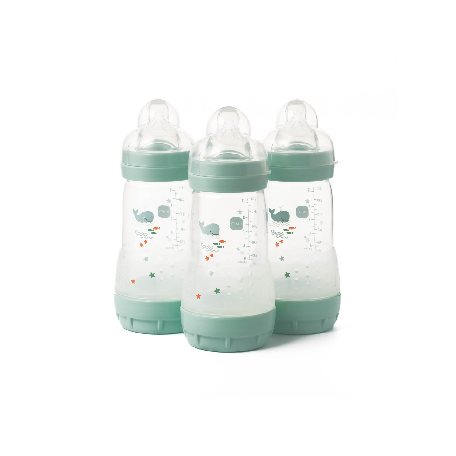 Mam Blue Easy Start 260Ml Bottle- 3 Pack