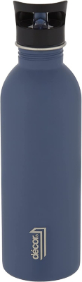 Decor Blue Stainless Steel Bottle School at ASDA