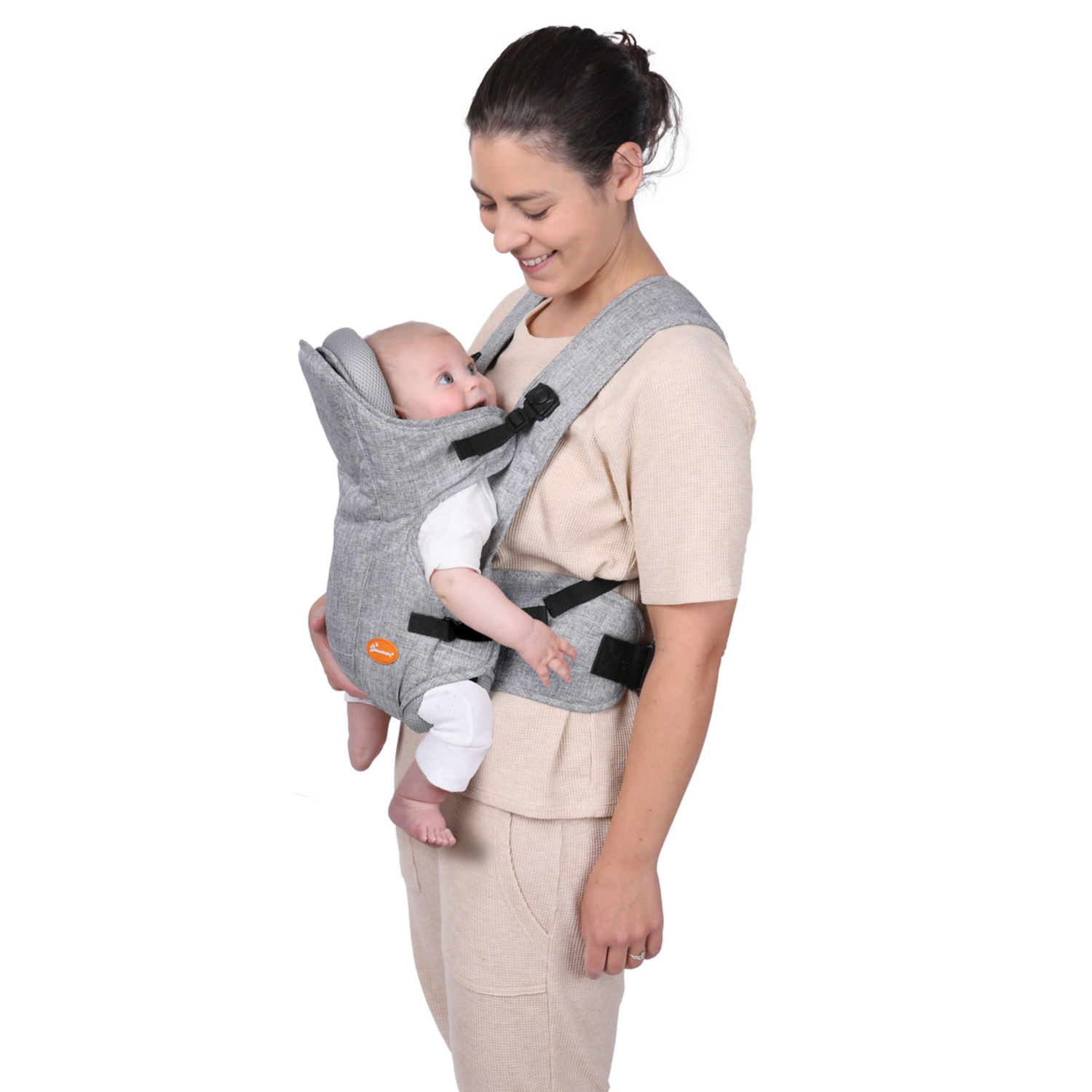 Dreambaby Light Grey Oxford 3 In 1 Baby Carrier