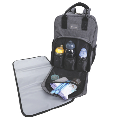 Dreambaby Carry All Nappy Backpack with change mat Baby George