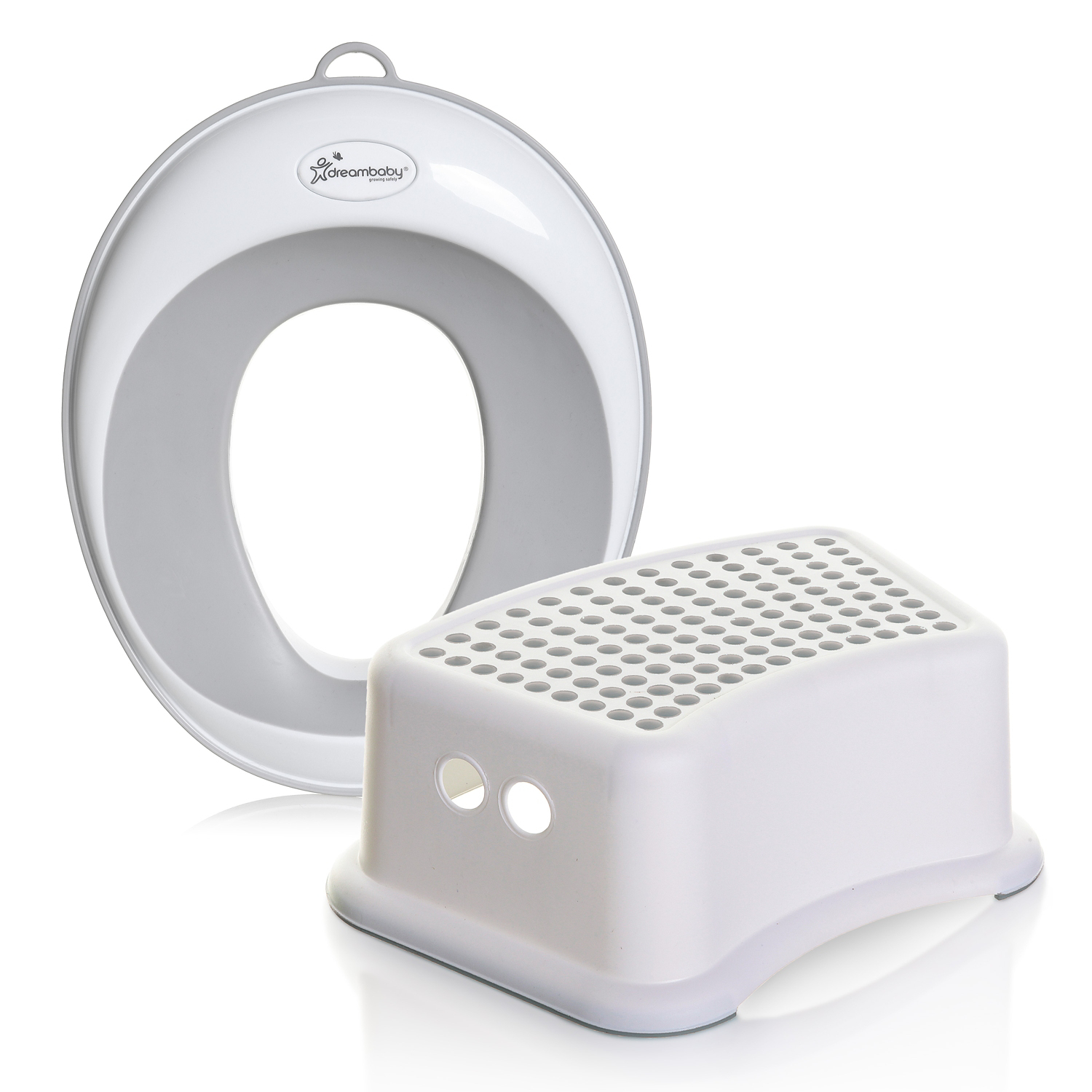 Dreambaby Grey Potty Seat & Step Stool Bundle