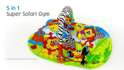 Playgro 5 in 1 Safari Gym Baby at ASDA