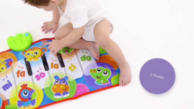 Playgro Jumbo Jungle Musical Piano Mat Toys & Character at ASDA