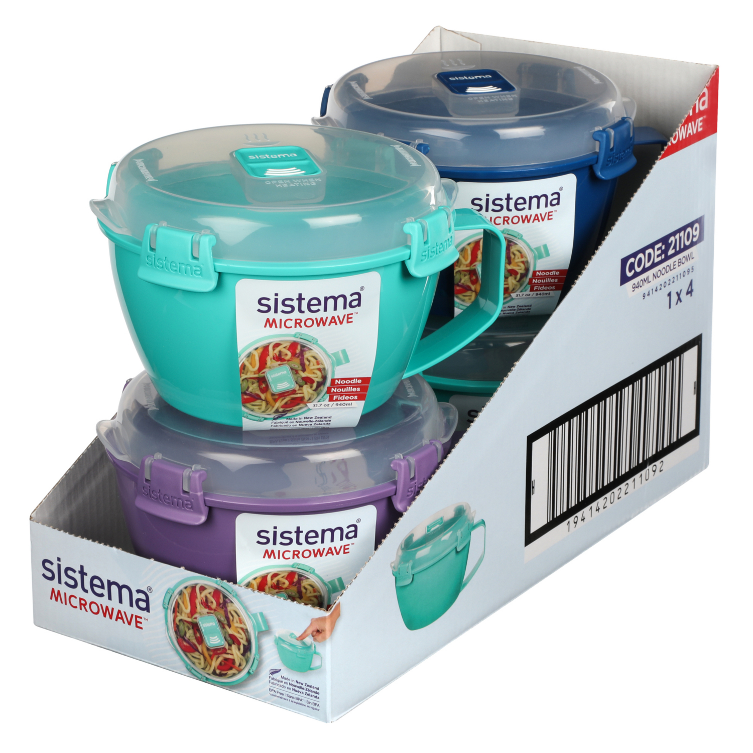 Sistema Multi Microwave Noodle Bowl 940Ml