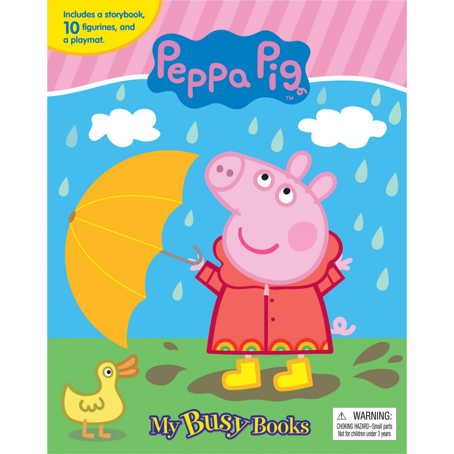 Peppa Pig My Busy Books - Storybook, 10 figurines, playmat - Image 4
