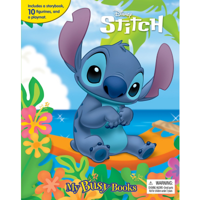 Stitch Busy Book - Story, 10 figures, playmat