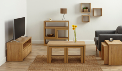 Leighton Living Room Furniture Range Oak Effect Living Room