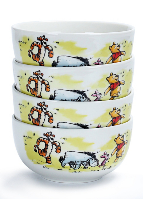 Disney Winnie the Pooh Bowls Set of 4 