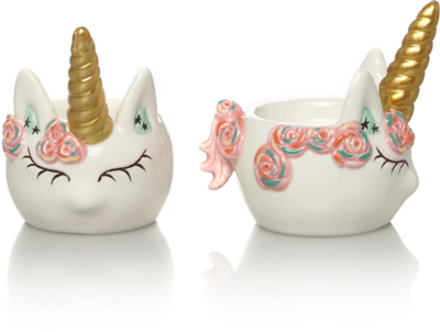Unicorn Head Tealight Holders 2pack