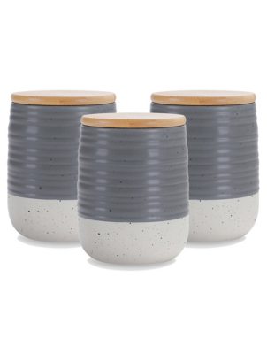 red tea coffee sugar canisters asda