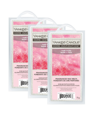 Yankee Candle Home Inspiration Fairy Floss Wax Melt Set of 3 at ASDA