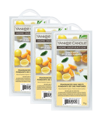 Yankee Candle Home Inspiration Citrus Spice Wax Melts Set of 3