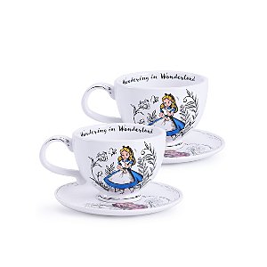 Disney Alice In Wonderland Cup & Saucer - Set of 2 | George at ASDA