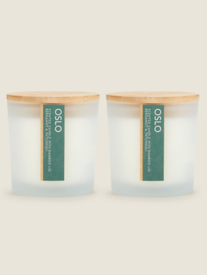 White Bergamot & Patchouli Large Jar Votive Candle at ASDA