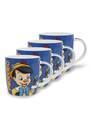 Disney Pinocchio Mug - Set of 4 | George at ASDA