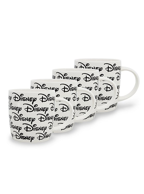 Disney Logo Mug - Set of 4