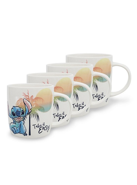 Disney Stitch Mug - Set of 4