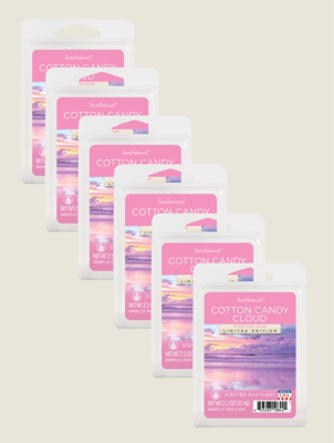 Scentsationals Cotton Candy Cloud Wax Cube Set of 6 at ASDA
