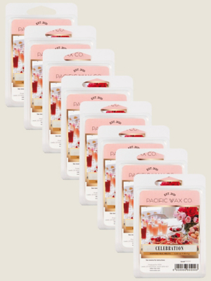 Pacific Wax Co Celebration Wax Melts Set of 8 at ASDA
