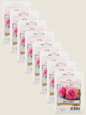 Pacific Wax Co Rose Garden Wax Melts Set of 8 at ASDA