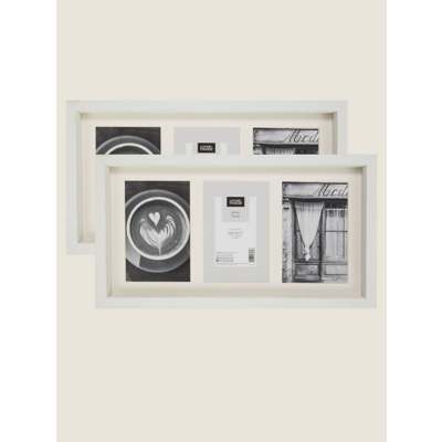 White Box Frame 6 x 4 Inch - Set of 2