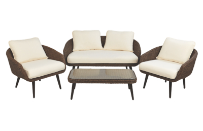 Leighton 4 Piece Sofa Set at ASDA