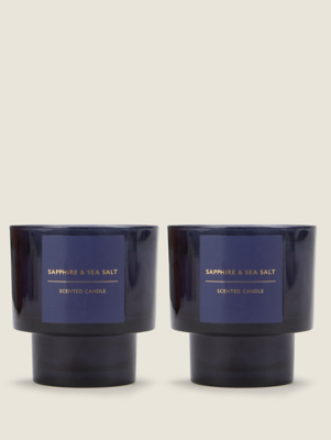 Navy Sapphire & Sea Salt Set of 2 at ASDA