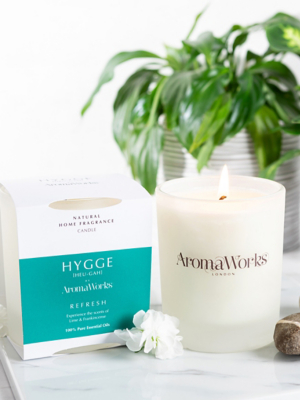 Medium Aroma Works Candle Refresh Set of 2 at ASDA