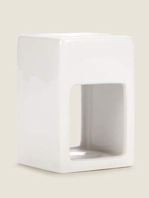 White Square Oil Burner Set of 2 at ASDA