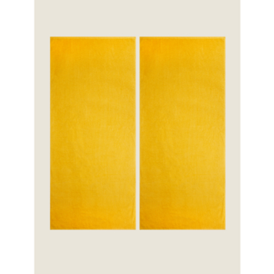 Yellow Beach Towel Set of 2 at ASDA